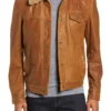 leather trucker jacket