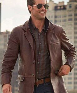 Leather Blazer Jacket