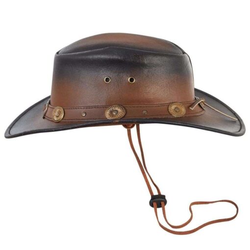 Dual Tone Genuine Cowhide Cowboy Hat - Image 4