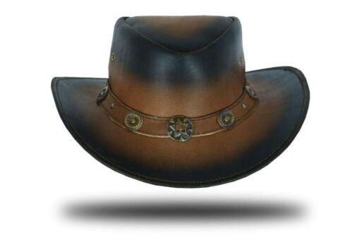 Dual Tone Genuine Cowhide Cowboy Hat - Image 3