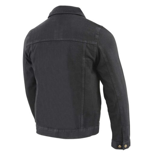 Men's Classic Black Denim Jean Jacket - Image 3