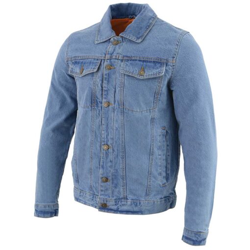 Blue Denim Jean Jacket for Men